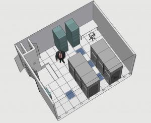 ابنیه و زیرساخت لازم جهت پیاده سازی یک اتاق سرور استاندارد